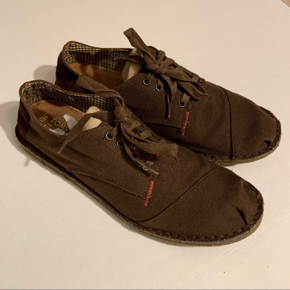 TOMS Men’s Waxed Twill Cordones shoes
